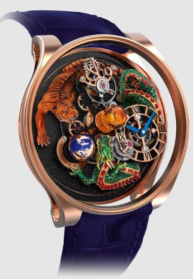 Review Jacob & Co astronomia dragon ROSE GOLD DRAGON & TIGER AS302.40.AA.AA.A Replica watch